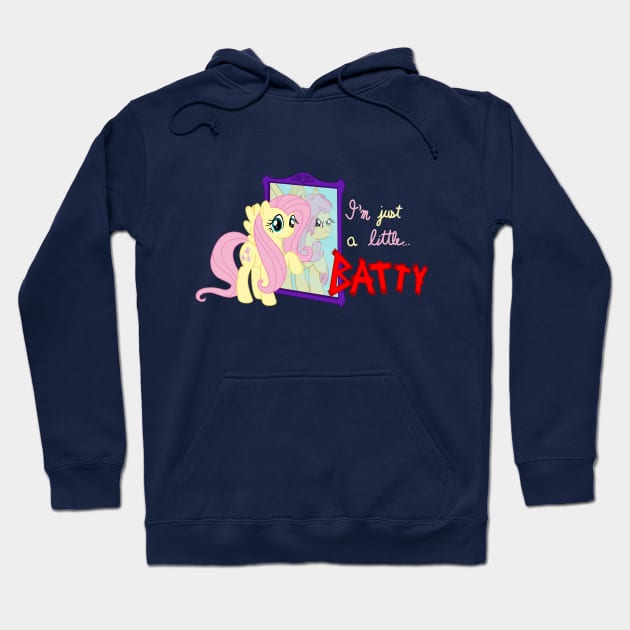 Just a Little Batty Hoodie by StarkContrast